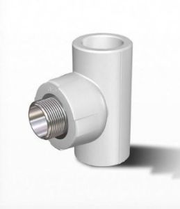 PPRC Dış Dişli Tee 25 mm-3/4''