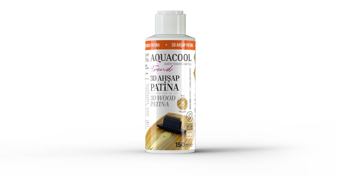 Aquacool Trend 3D Ahşap Patina Bal 29 120 Ml