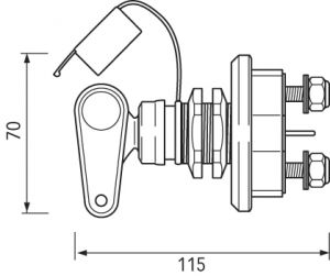 Quick S20C devre kesici. 12/24V.