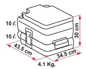 Portatif Tuvalet 10L