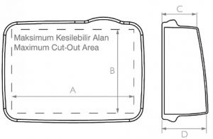 Scanpod güverteye montaj pod