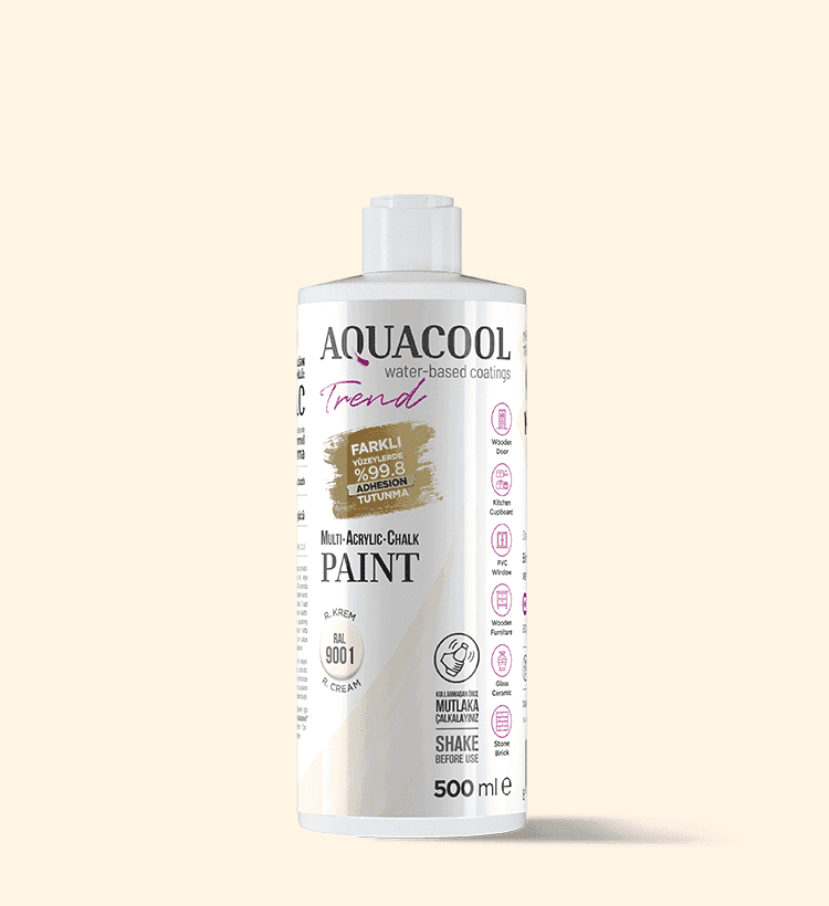 Aquacool Trend MAC Boya RAL 9001 Krem 500ml