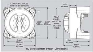 Blue Sea Systems akü şalteri