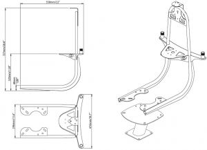 Scanstrut konik radar direği