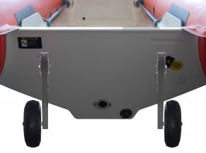 Şişme botlar için kıça monte taşıma tekerleği