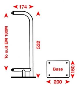 Echomax 180 Radar reflektörü