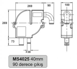 Halyard Millennium Egzoz - Su Seperatörü