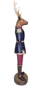 Geyik Heykeli Lacivert