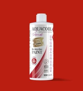 Aquacool Trend MAC Boya 500ml RAL 3020 T. Kırmızı