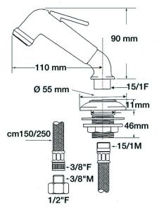 Duş Yuva 2.5Mt
