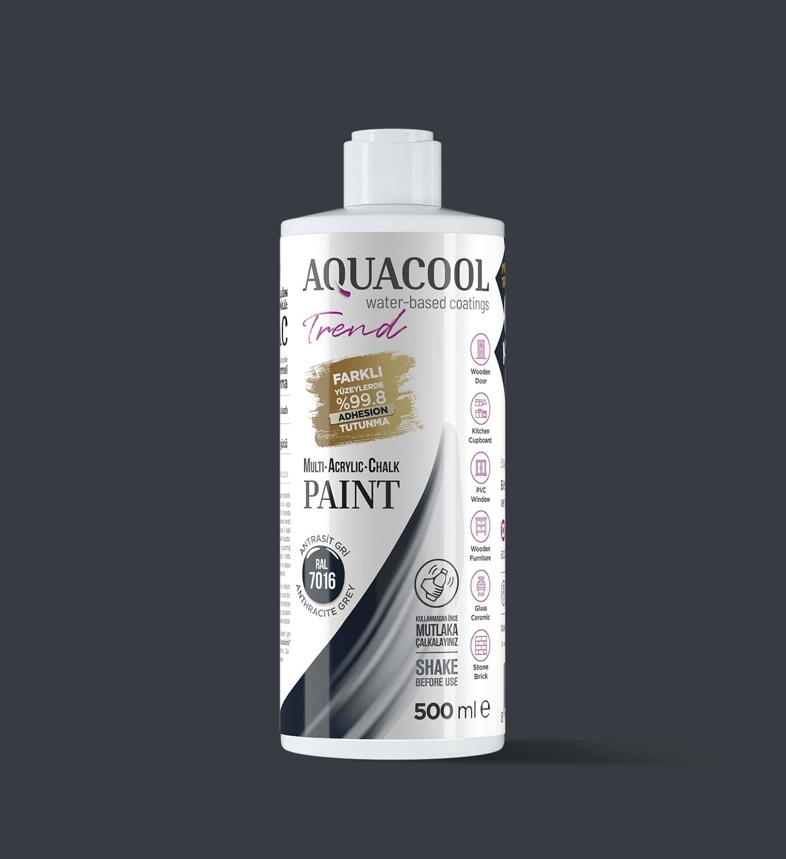 Aquacool Trend MAC Boya 500ml RAL 7016 Antrasit Gri
